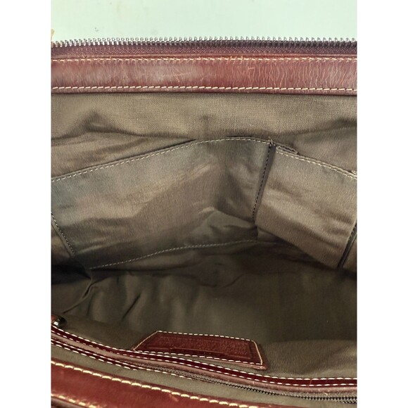 Vintage COACH Signature Jackie 3563 Hobo Shoulder Bag Canvas Leather Burgundy - Picture 12 of 17